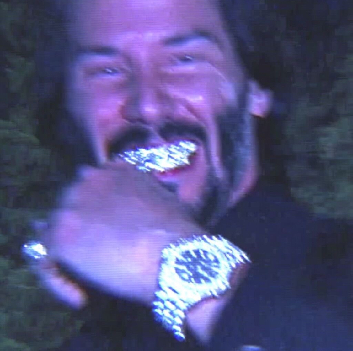 Chrome Teeth and Velvet Dark: A Portrait in Excess