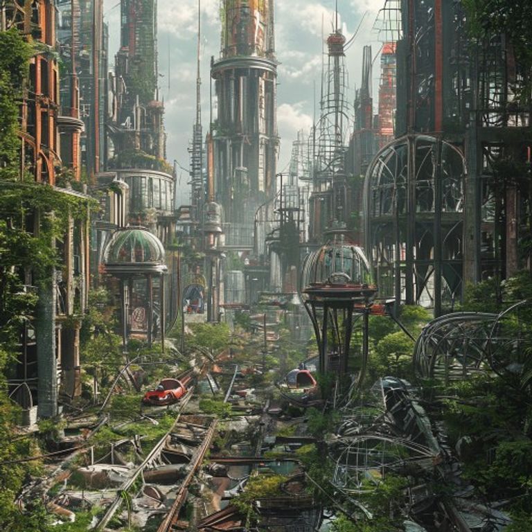 The Overgrown Tomorrow: Ruins of a Future Never Completed