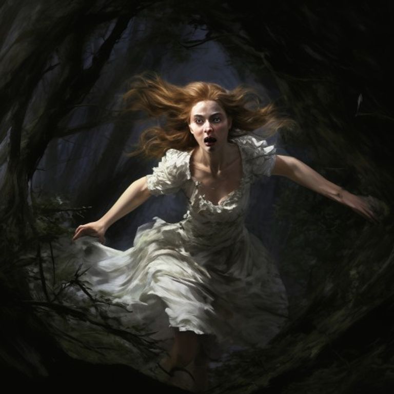 Flight Through Darkness: A Woman Escapes the Consuming Forest