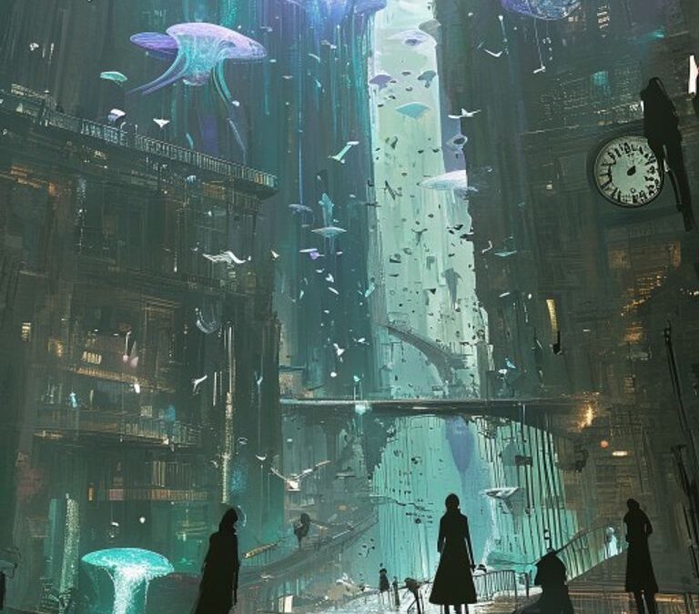 Where Jellyfish Drift Through the Corridors of a Drowned Civilization