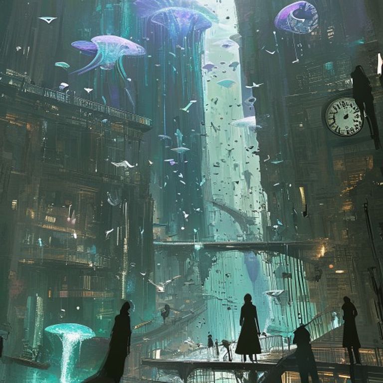 Where Jellyfish Drift Through the Corridors of a Drowned Civilization