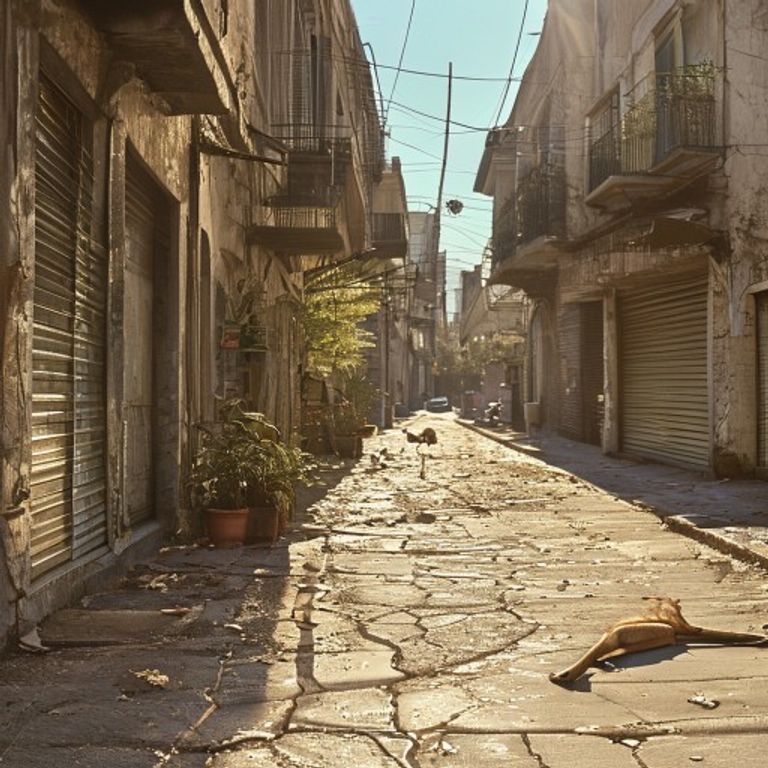 Collapsed Beneath the Blazing Noon: A Street’s Silent Testimony