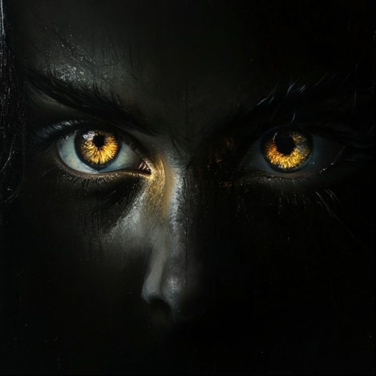 Eyes in the Night: Where Darkness Breathes and Gold Burns