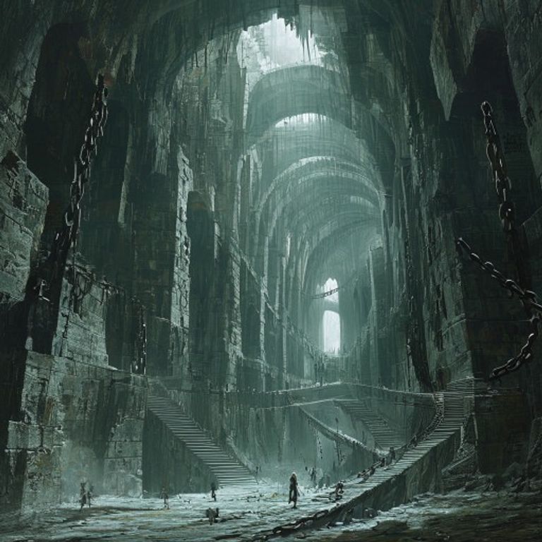 Into the Infinite Prisons: Light Drowning in Stone