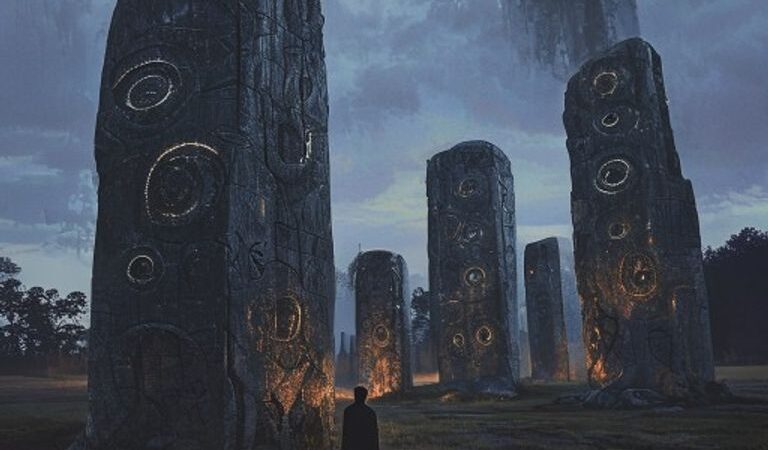 They Watch Us: Ancient Stone Sentinels in the Twilight Dark