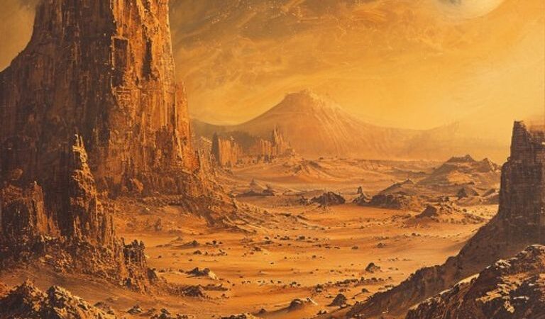 Crimson Worlds: A Van Gogh Vision of the Martian Frontier