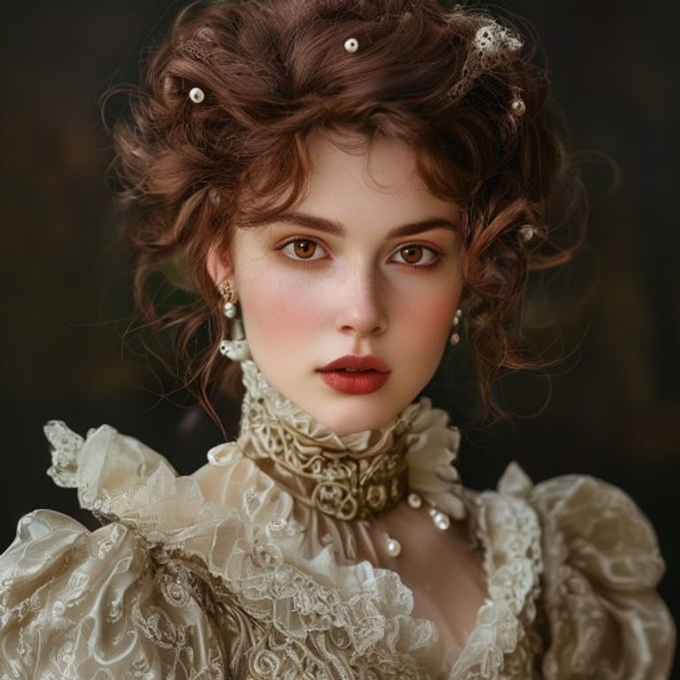 A Portrait Frozen in Time: Elegance of the Nineteenth Century