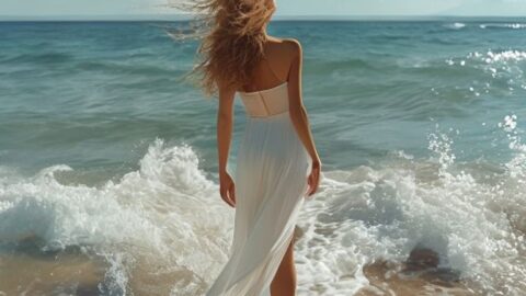 Where the Ocean Calls and White Silk Surrenders to Wind