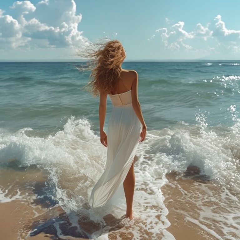 Where the Ocean Calls and White Silk Surrenders to Wind
