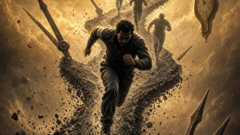 Running Against Your Own Time Across a Desolate World